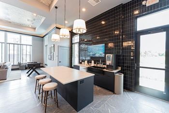 Complimentary coffee bar